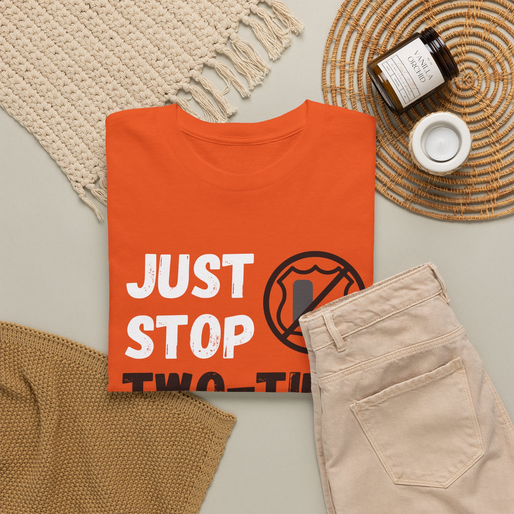 "Just Stop Two-Tier Policing" Protest T-Shirt