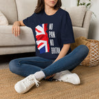 T-Shirt — "No Pain No Britain" Union Jack Graphic