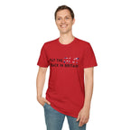 Put the Brit Back in Britain T-Shirt — Patriotic British Flag Slogan Tee