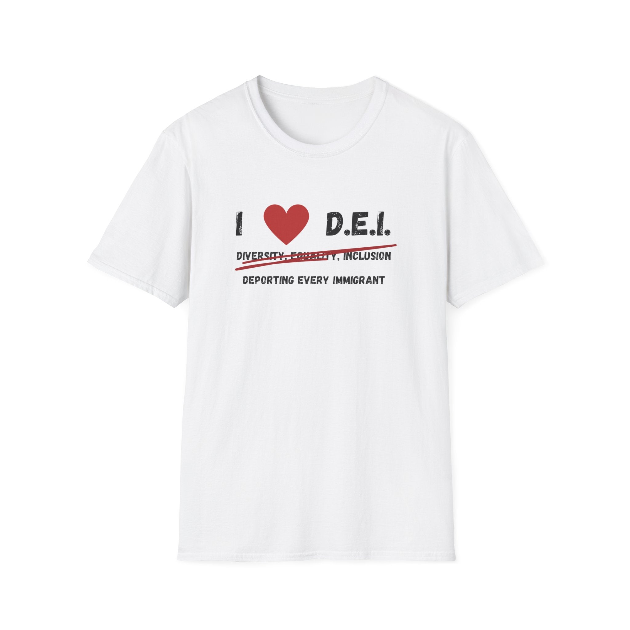 “I Love DEI” — Controversial Political T-Shirt