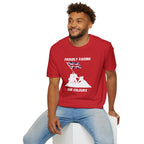 Proudly Raising Our Colours T-Shirt (smaller design) — British Flag Patriotic Tee - Our Colours