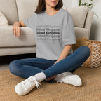 United Kingdom Repeat Text T-Shirt