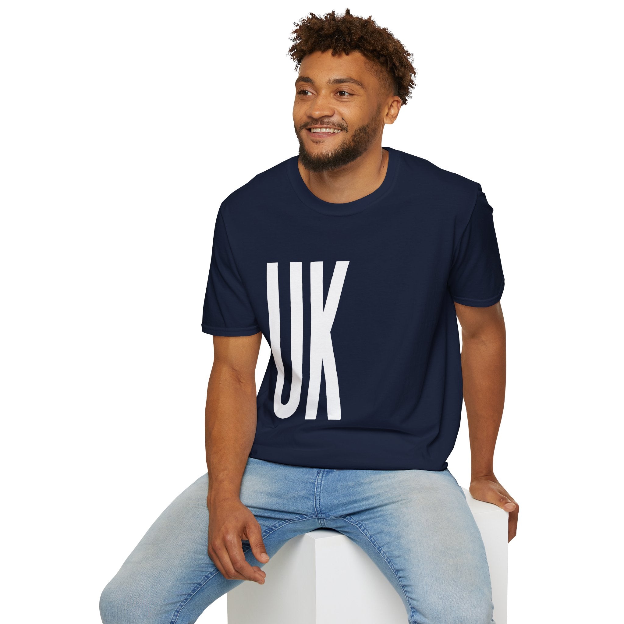 UK Bold Text T-Shirt — British Patriotic Tee