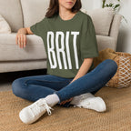 BRIT Patriotic T-Shirt — Full-Front BRIT Design - Our Colours