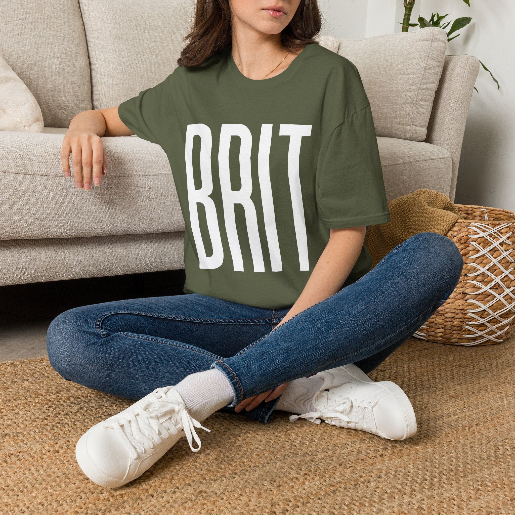 BRIT Patriotic T-Shirt — Full-Front BRIT Design - Our Colours