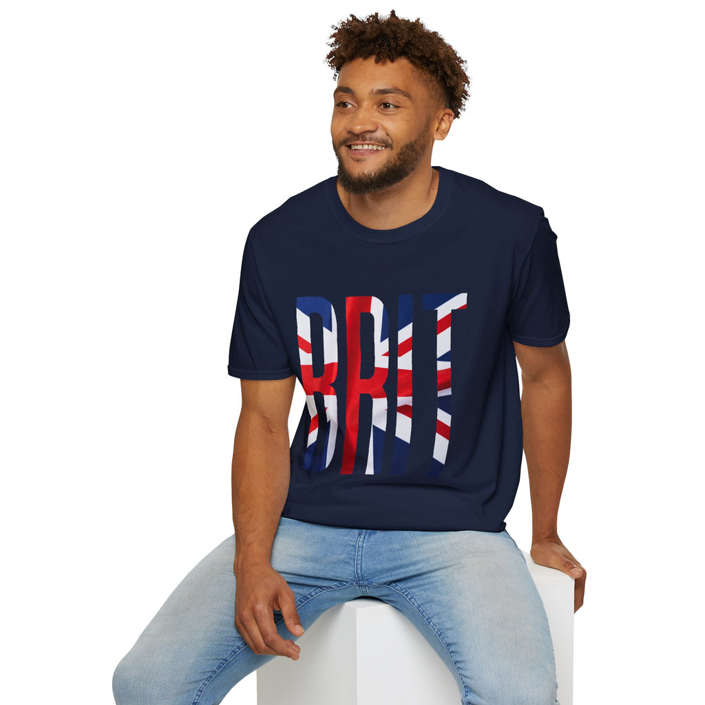 Brit Flag T-Shirt — Bold 'BRIT' Union Jack Graphic Tee