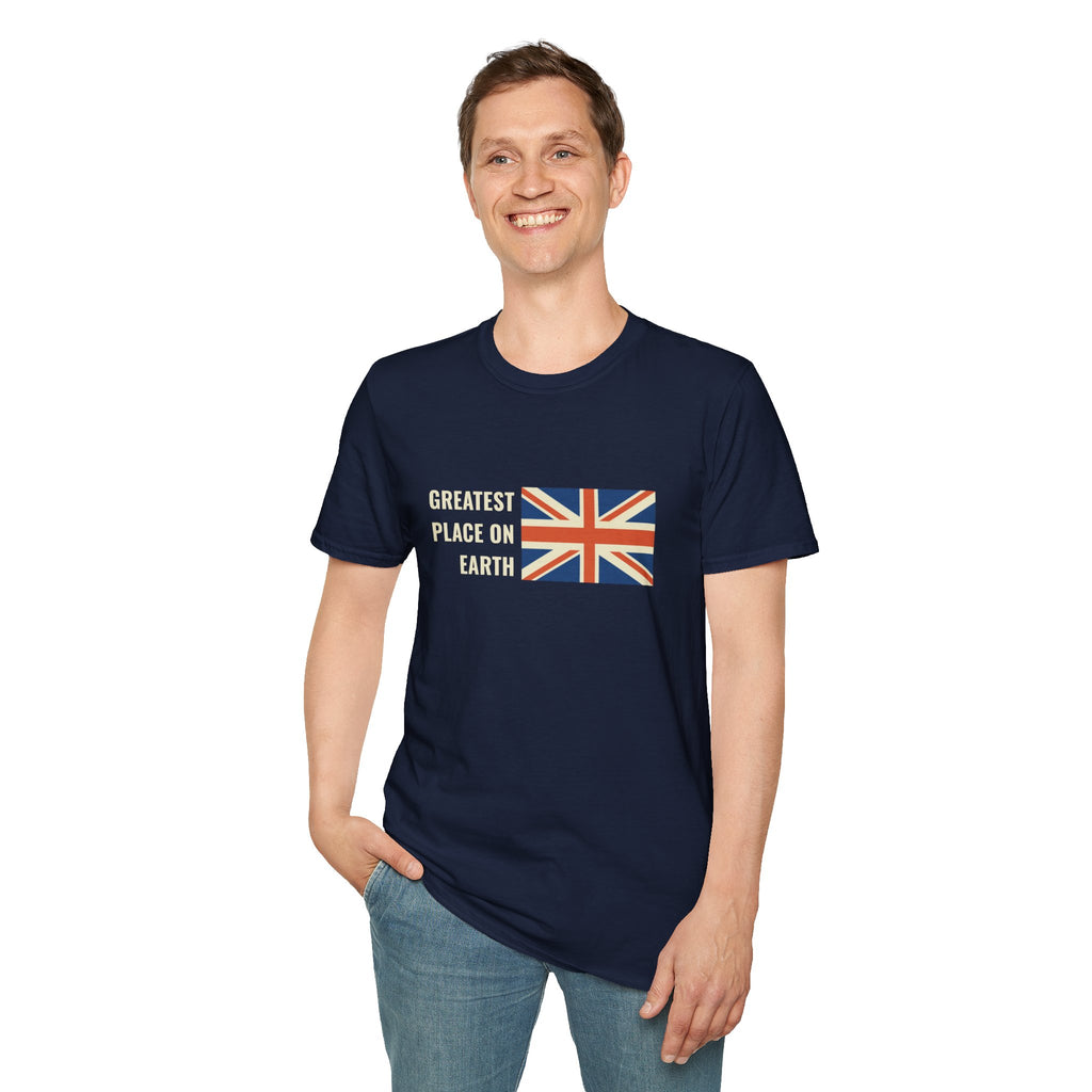 Greatest Place on Earth British Flag T-Shirt