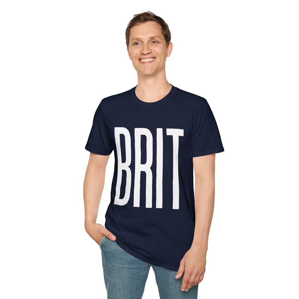 BRIT Patriotic T-Shirt — Full-Front BRIT Design - Our Colours