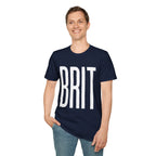 BRIT Patriotic T-Shirt — Full-Front BRIT Design - Our Colours