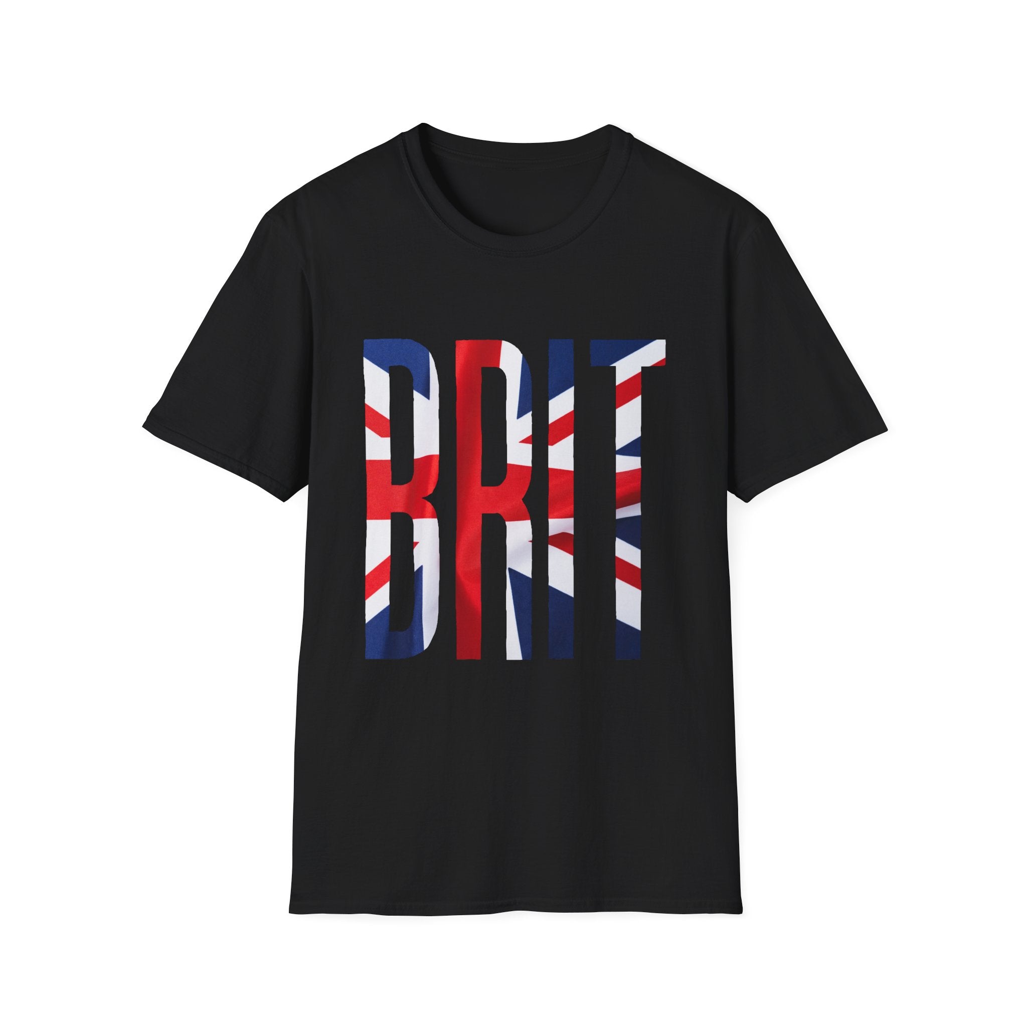 Brit Flag T-Shirt — Bold 'BRIT' Union Jack Graphic Tee