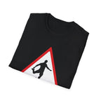 Men at Work Roadside Sign T-Shirt — British Humour T-Shirt