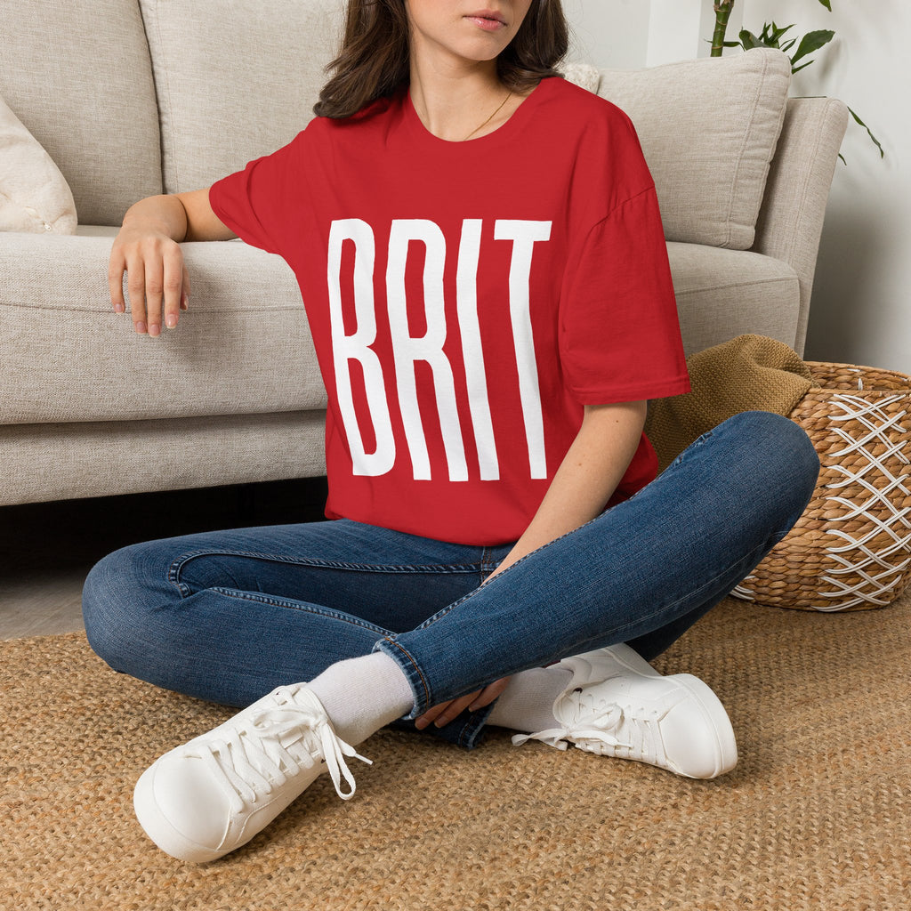 BRIT Patriotic T-Shirt — Full-Front BRIT Design - Our Colours