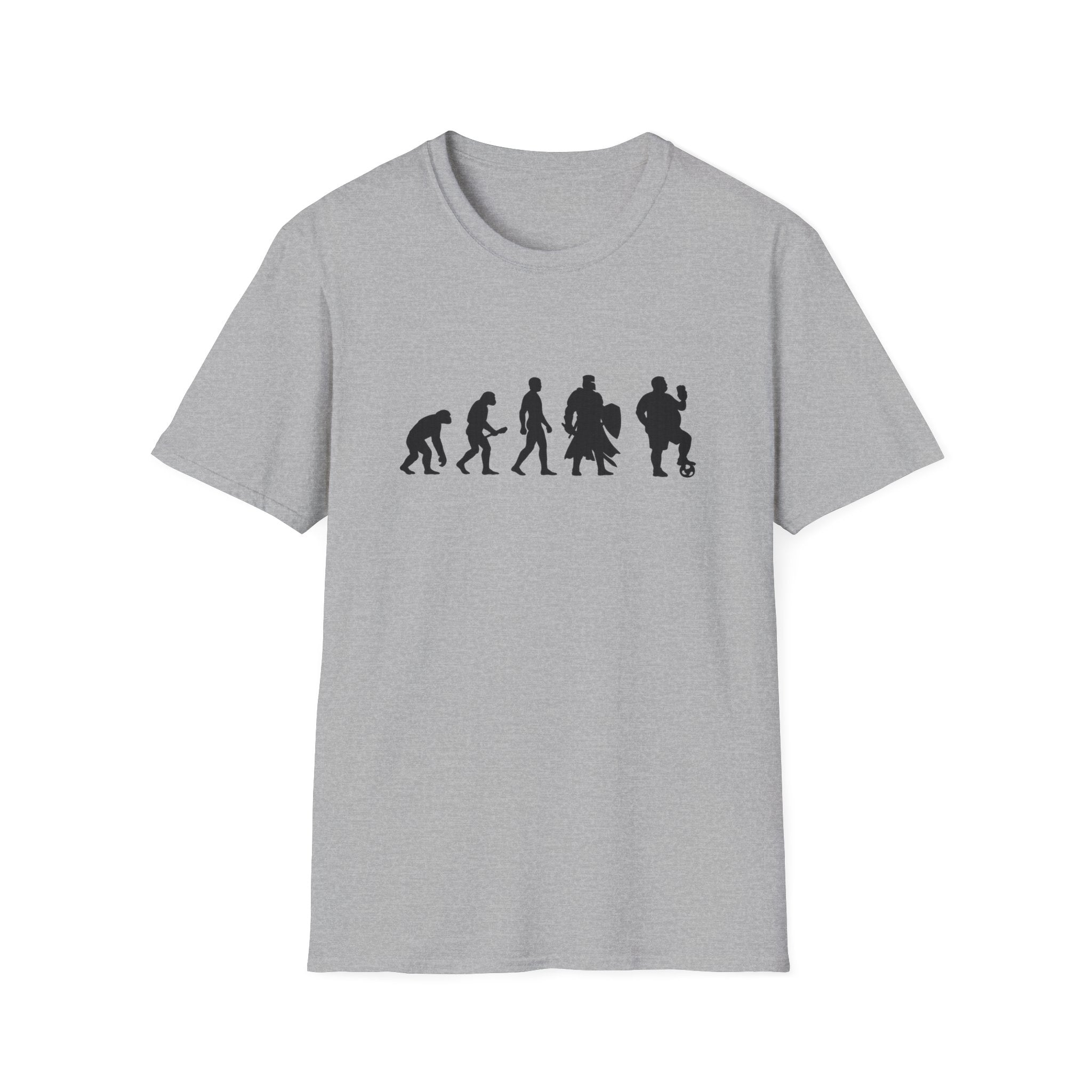 T-Shirt — Evolution to British Bloke Silhouette