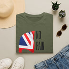T-Shirt — "No Pain No Britain" Union Jack Skull Graphic Tee