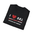 “I Love DEI” — Controversial Political T-Shirt