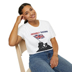 Proudly Raising Our Colours T-Shirt (original) — British Flag Patriotic Tee