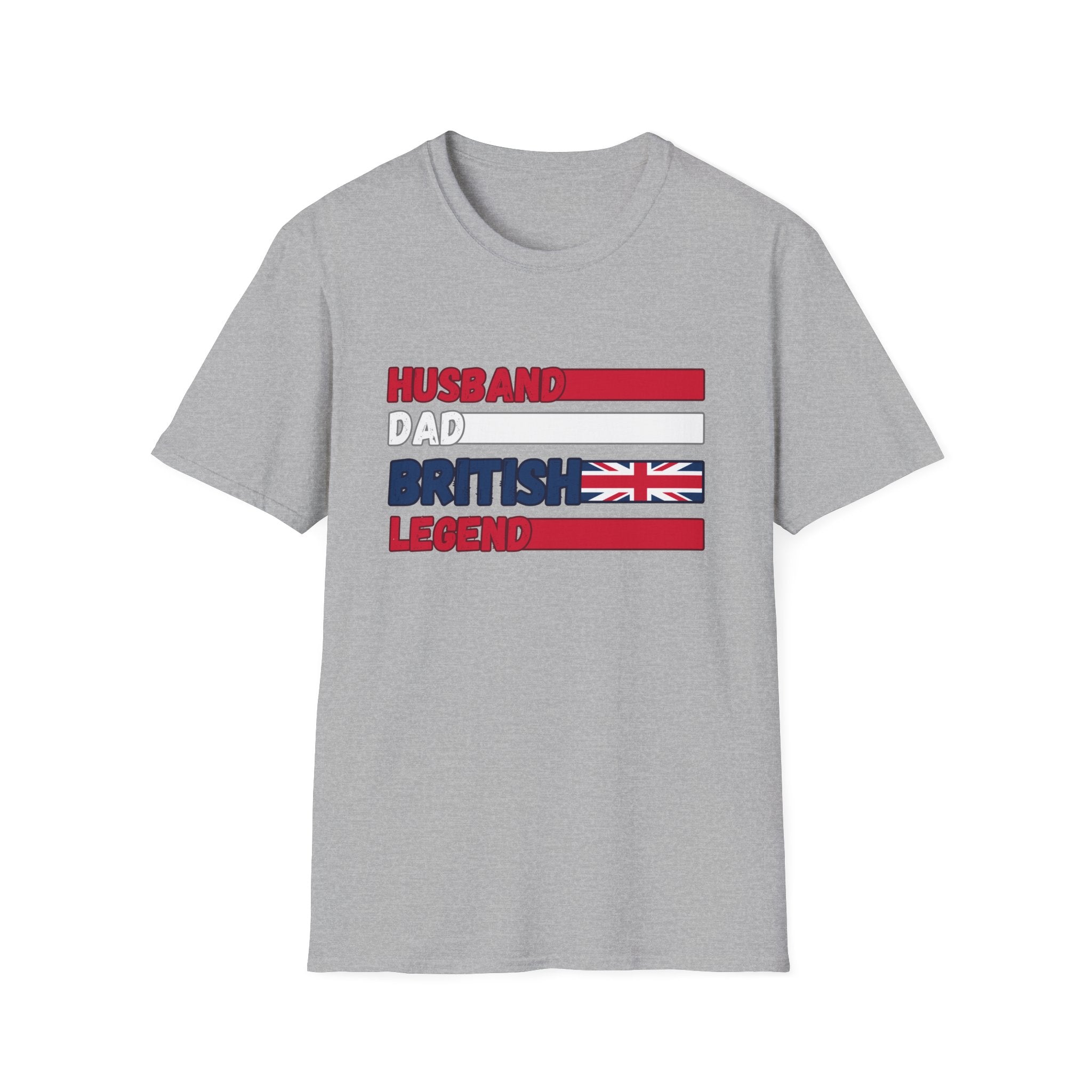 British Legend T-Shirt — 'Husband Dad British Legend' Graphic Tee