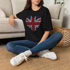 Union Jack Heart Fingerprint T-Shirt — British Patriot Tee - Our Colours