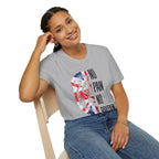 T-Shirt — "No Pain No Britain" Patriotic Lion Graphic