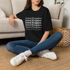 United Kingdom Repeat Text T-Shirt