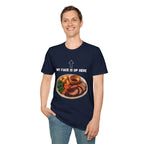 My Face Is Up Here Roast Dinner T-Shirt