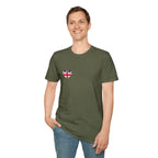 British Heart Flag (small icon) T-Shirt — Union Jack Heart Patriotic Tee