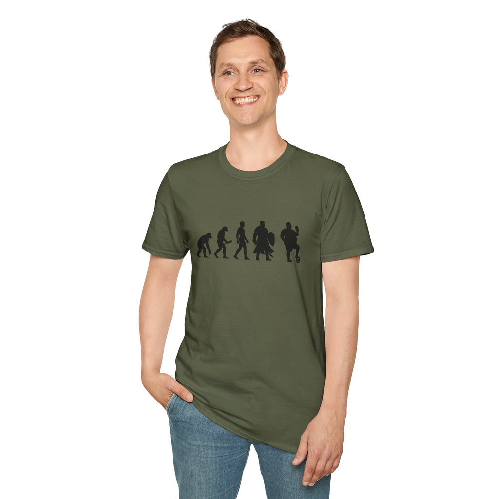 T-Shirt — Evolution to British Bloke Silhouette