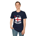 E is for England T-Shirt — English Flag Patriotic Tee