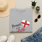 Proud to be English T-Shirt — Heart Flag England Tee