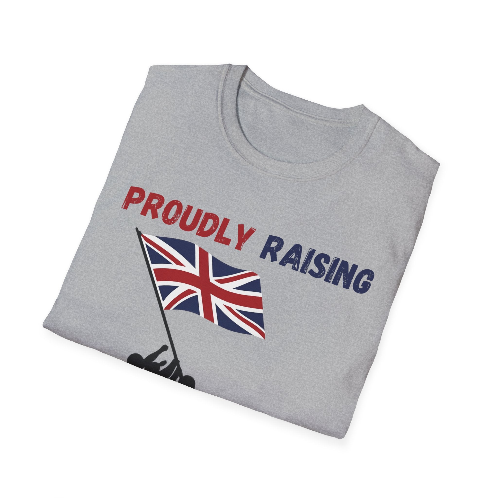 Proudly Raising Our Colours T-Shirt (original) — British Flag Patriotic Tee