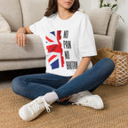 T-Shirt — "No Pain No Britain" Union Jack Graphic