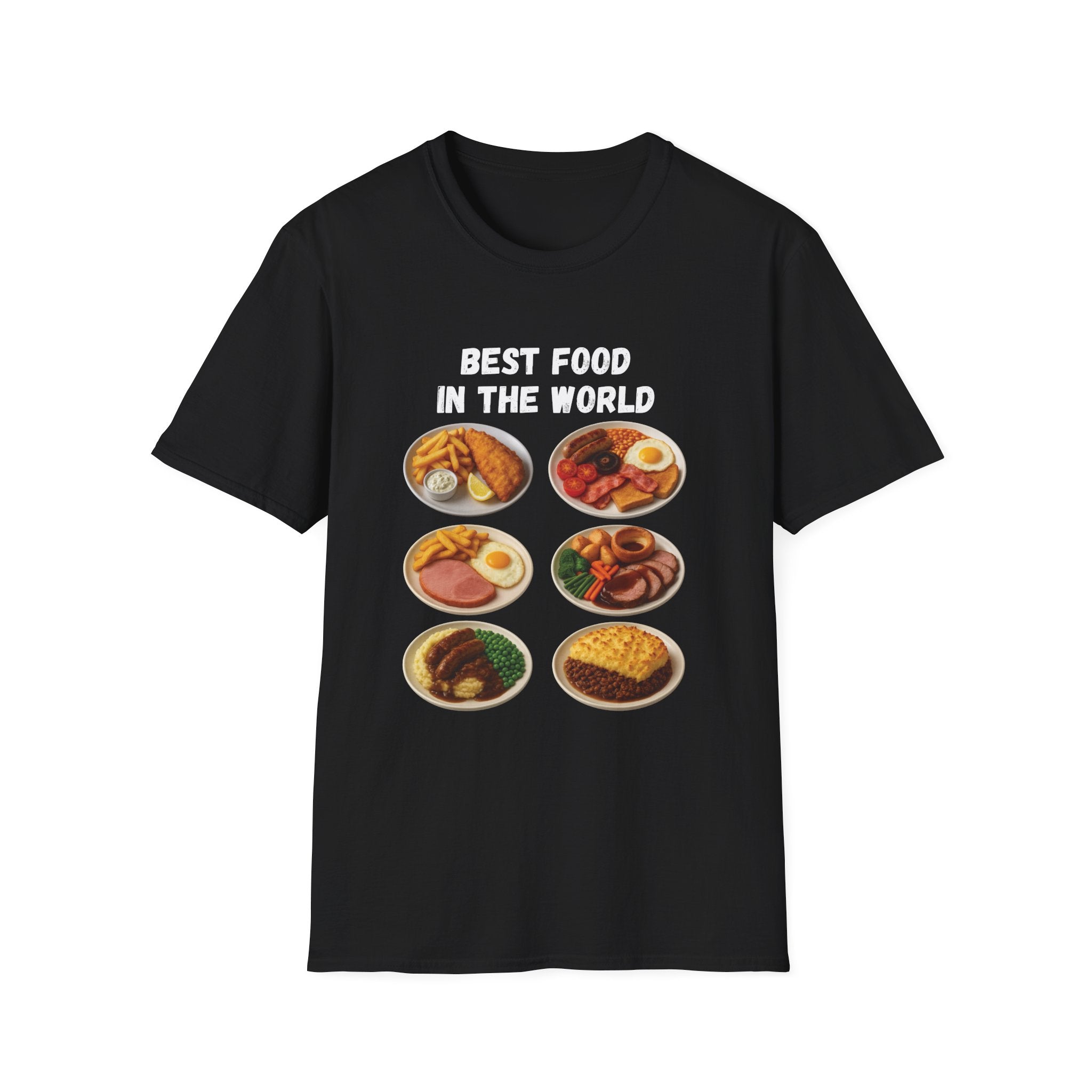 "Best food in the world" — British Humour T-Shirt