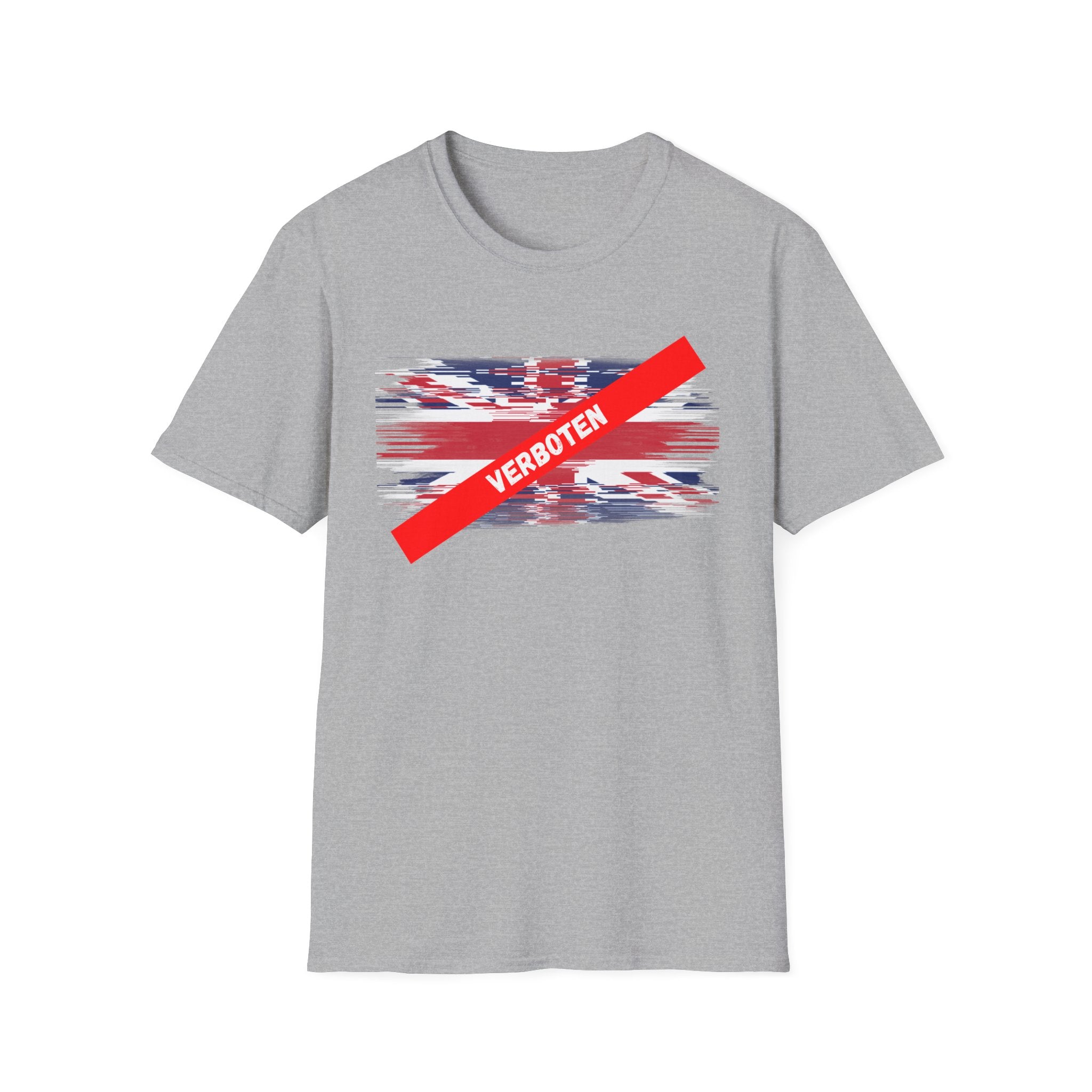 Union Jack 'Verboten' T-Shirt — British Political Statement Tee