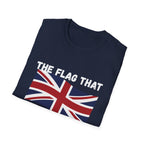 Union Jack T-Shirt — "The Flag That Unites Us All" British Patriotic Tee
