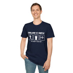 England Is Simple T-Shirt — Football, Pint & Flag Tee (Let’s Keep It That Way)