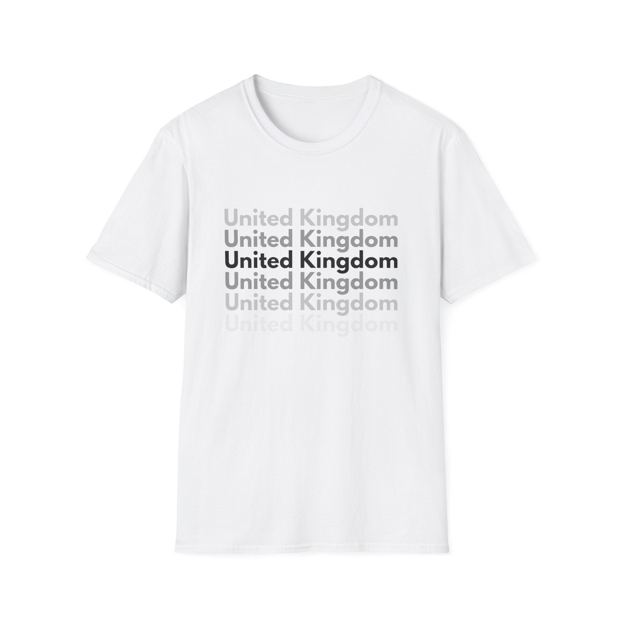 United Kingdom Repeat Text T-Shirt