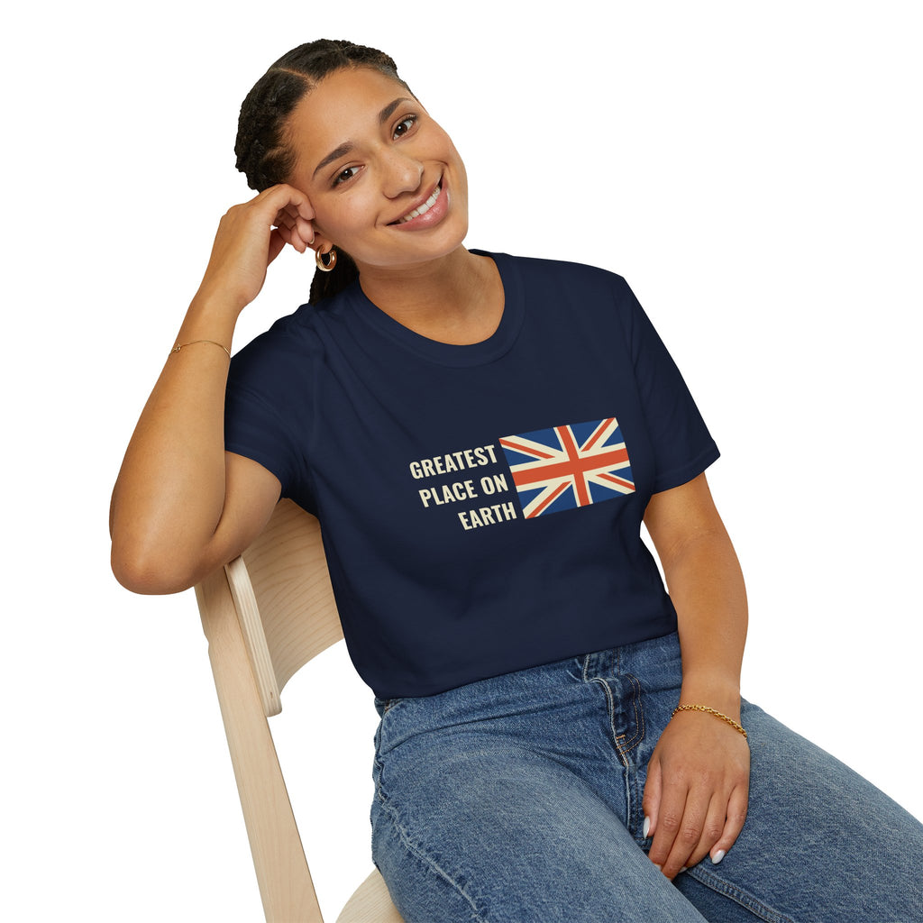 Greatest Place on Earth British Flag T-Shirt