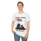 Proudly Raising Our Colours T-Shirt (original) — British Flag Patriotic Tee