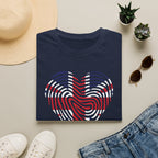 Union Jack Heart Fingerprint T-Shirt — British Patriot Tee - Our Colours
