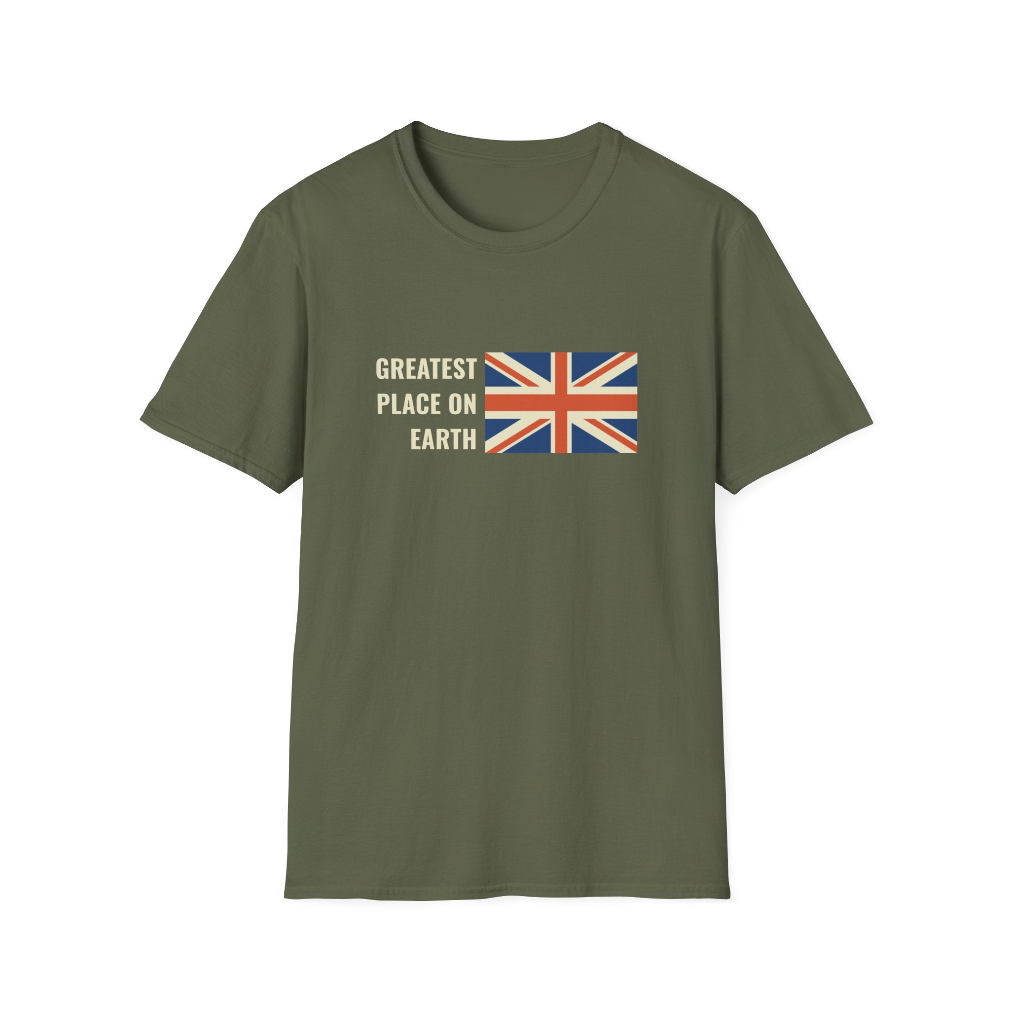 Greatest Place on Earth British Flag T-Shirt