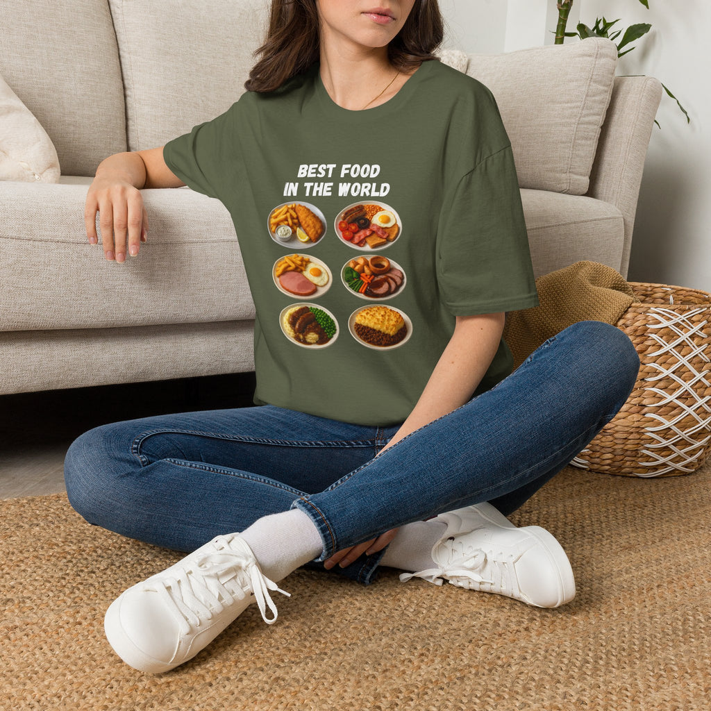 "Best food in the world" — British Humour T-Shirt - Our Colours