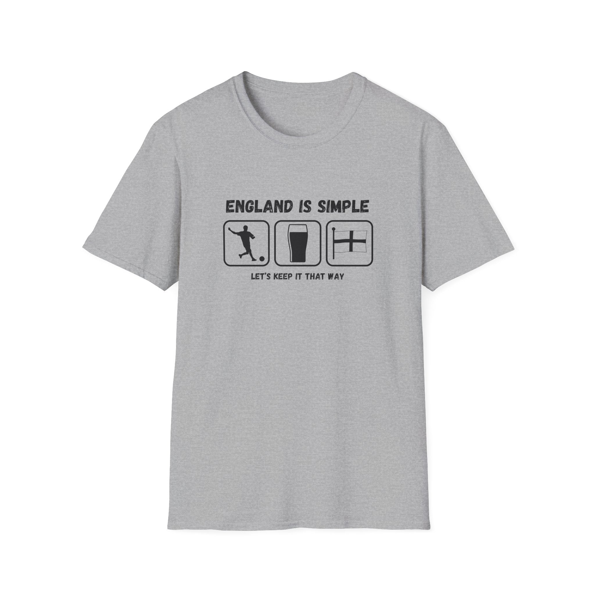 England Is Simple T-Shirt — Football, Pint & Flag Tee (Let’s Keep It That Way)
