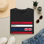 British Legend T-Shirt — 'Husband Dad British Legend' Graphic Tee