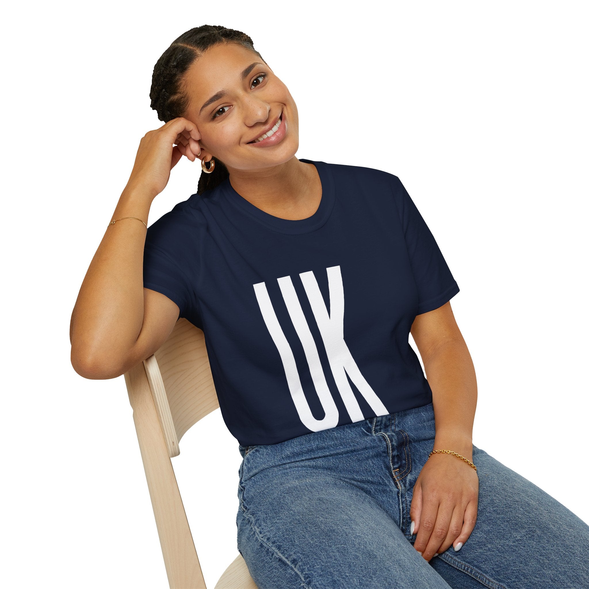 UK Bold Text T-Shirt — British Patriotic Tee