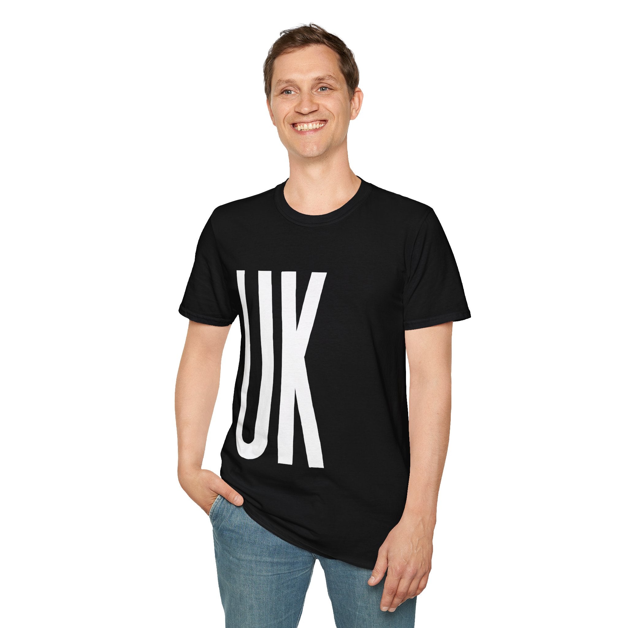 UK Bold Text T-Shirt — British Patriotic Tee