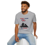 Proudly Raising Our Colours T-Shirt (smaller design) — British Flag Patriotic Tee - Our Colours