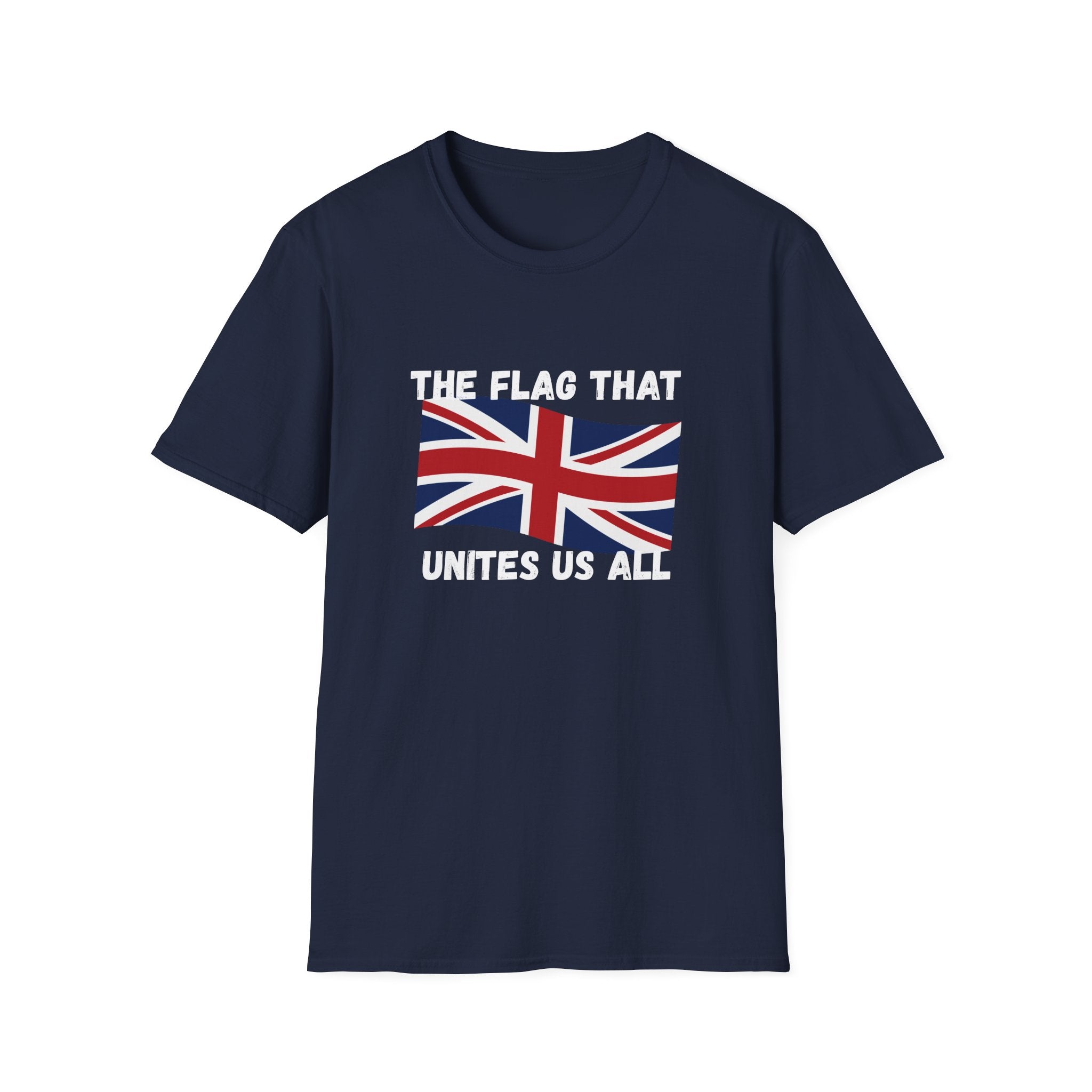 Union Jack T-Shirt — "The Flag That Unites Us All" British Patriotic Tee