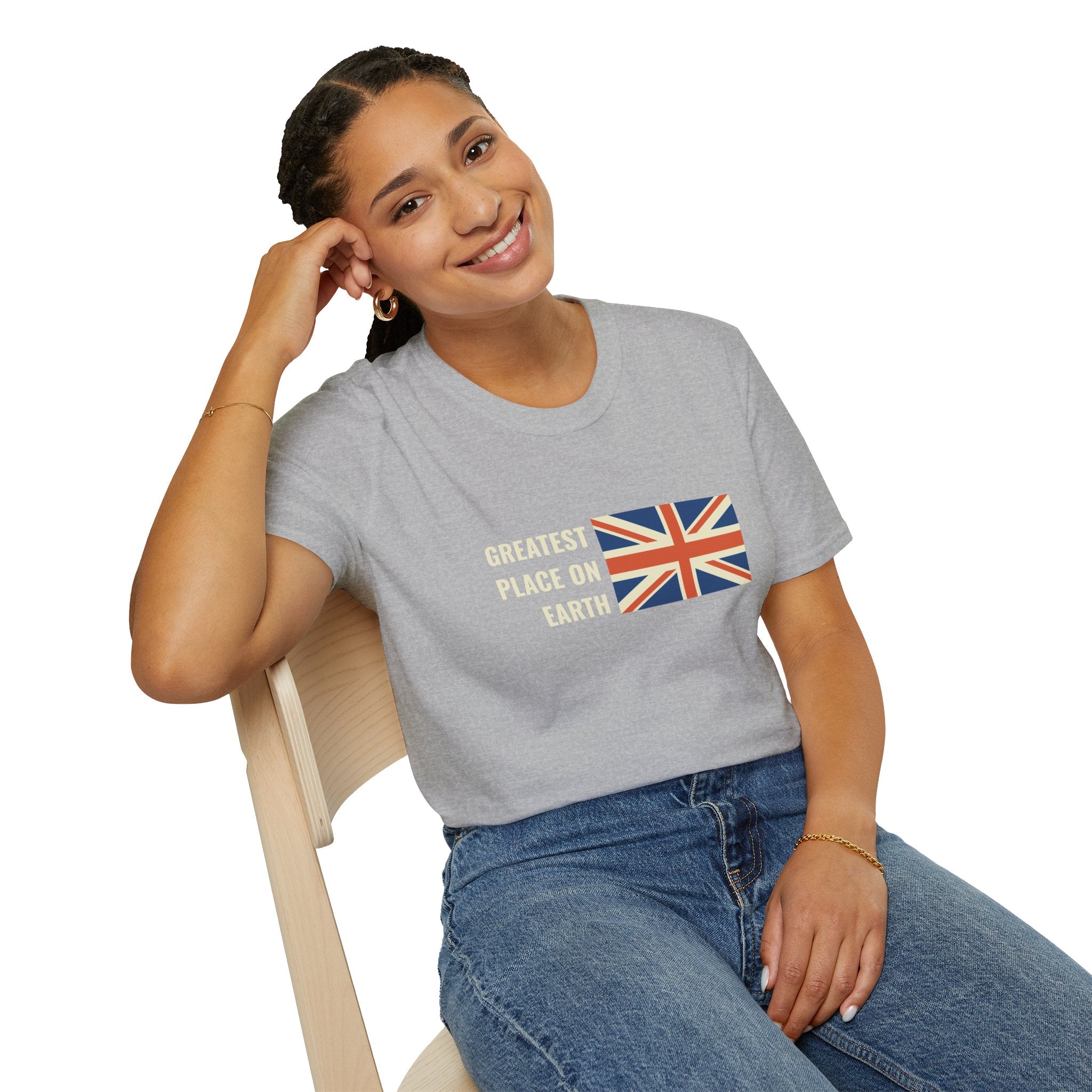 Greatest Place on Earth British Flag T-Shirt