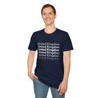 United Kingdom Repeat Text T-Shirt