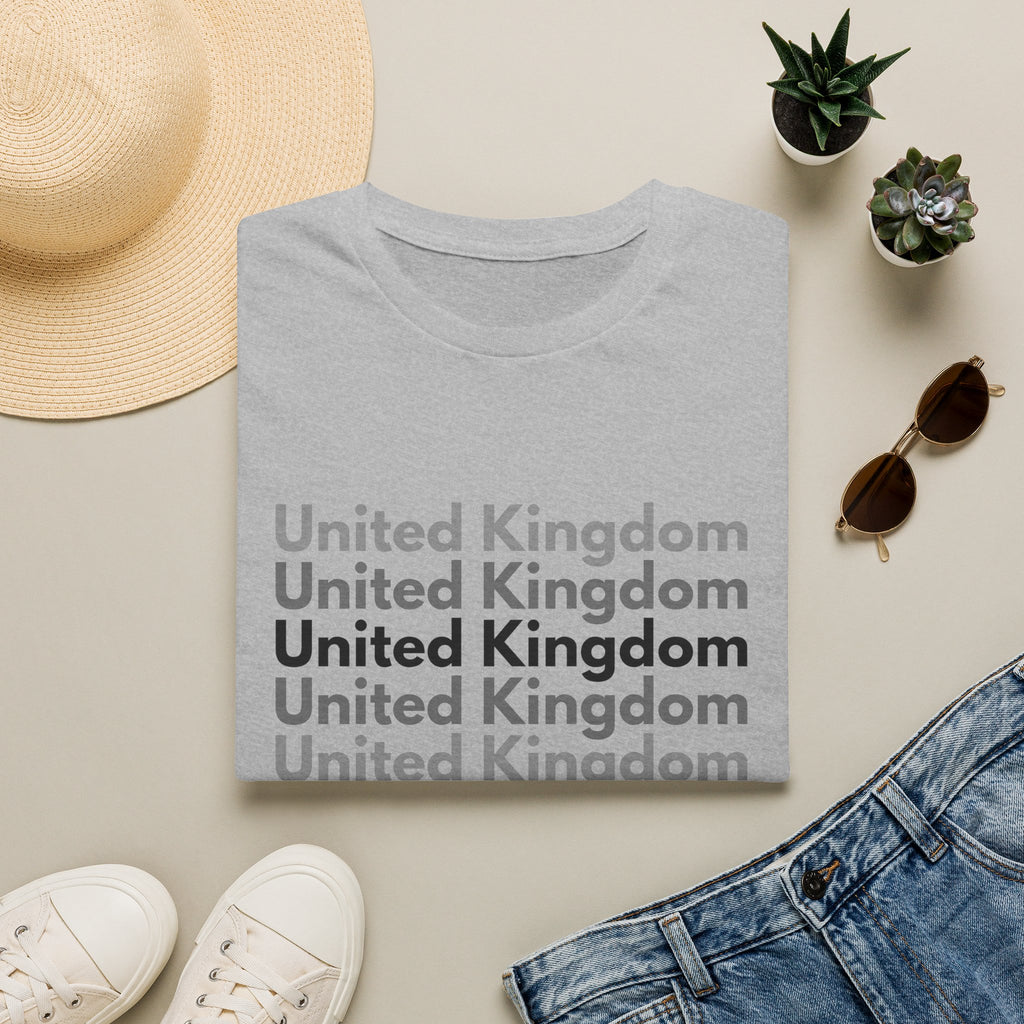 United Kingdom Repeat Text T-Shirt